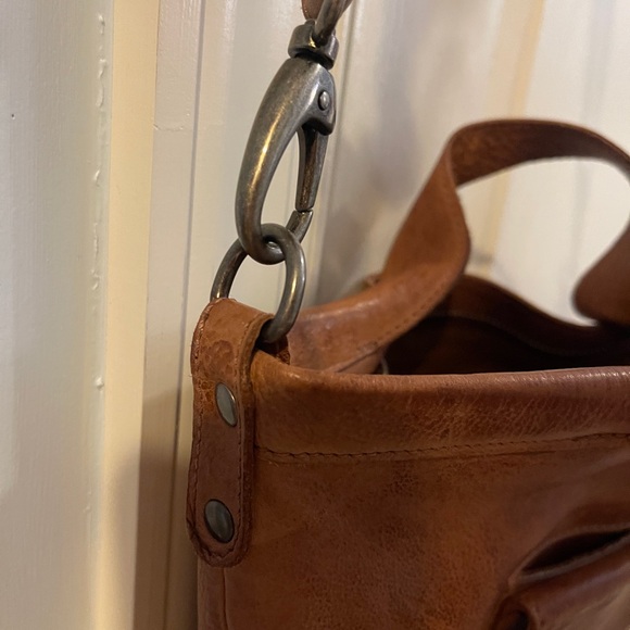 Latico Leather Bianca Tote Handbag (Cognac) - Picture 10 of 16